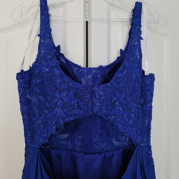 Royal Blue Graduation Dress - Picture 2 of 6